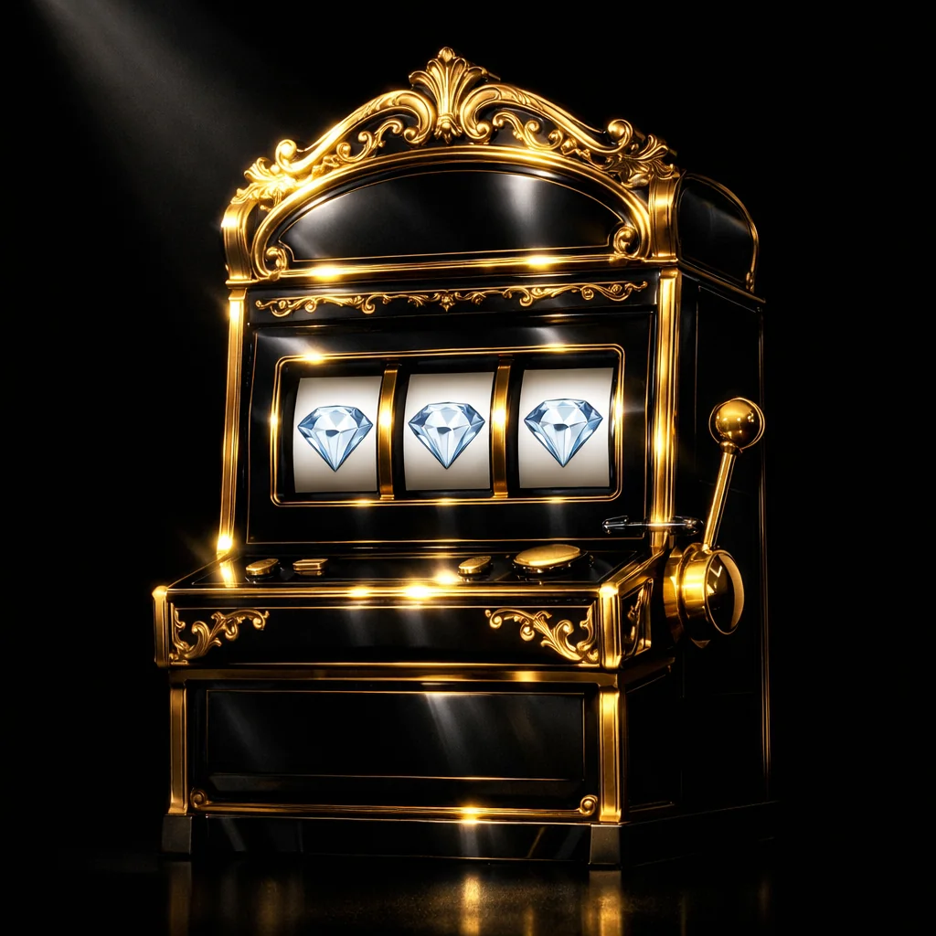 Premium slot machines met gouden symbolen in luxe casino